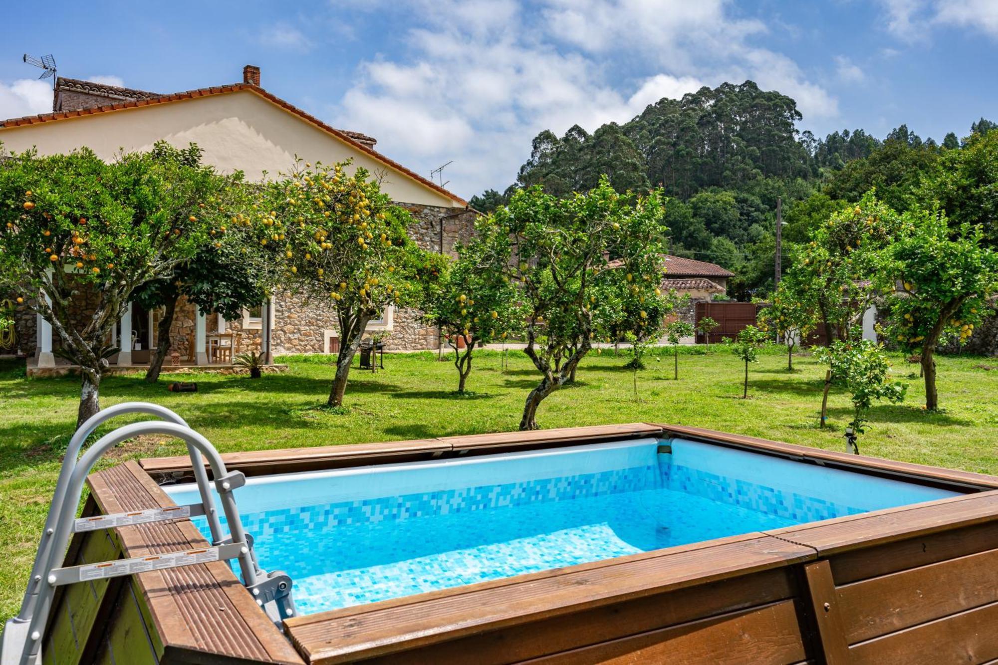 Villa La Casuca Del Musico Novales Esterno foto