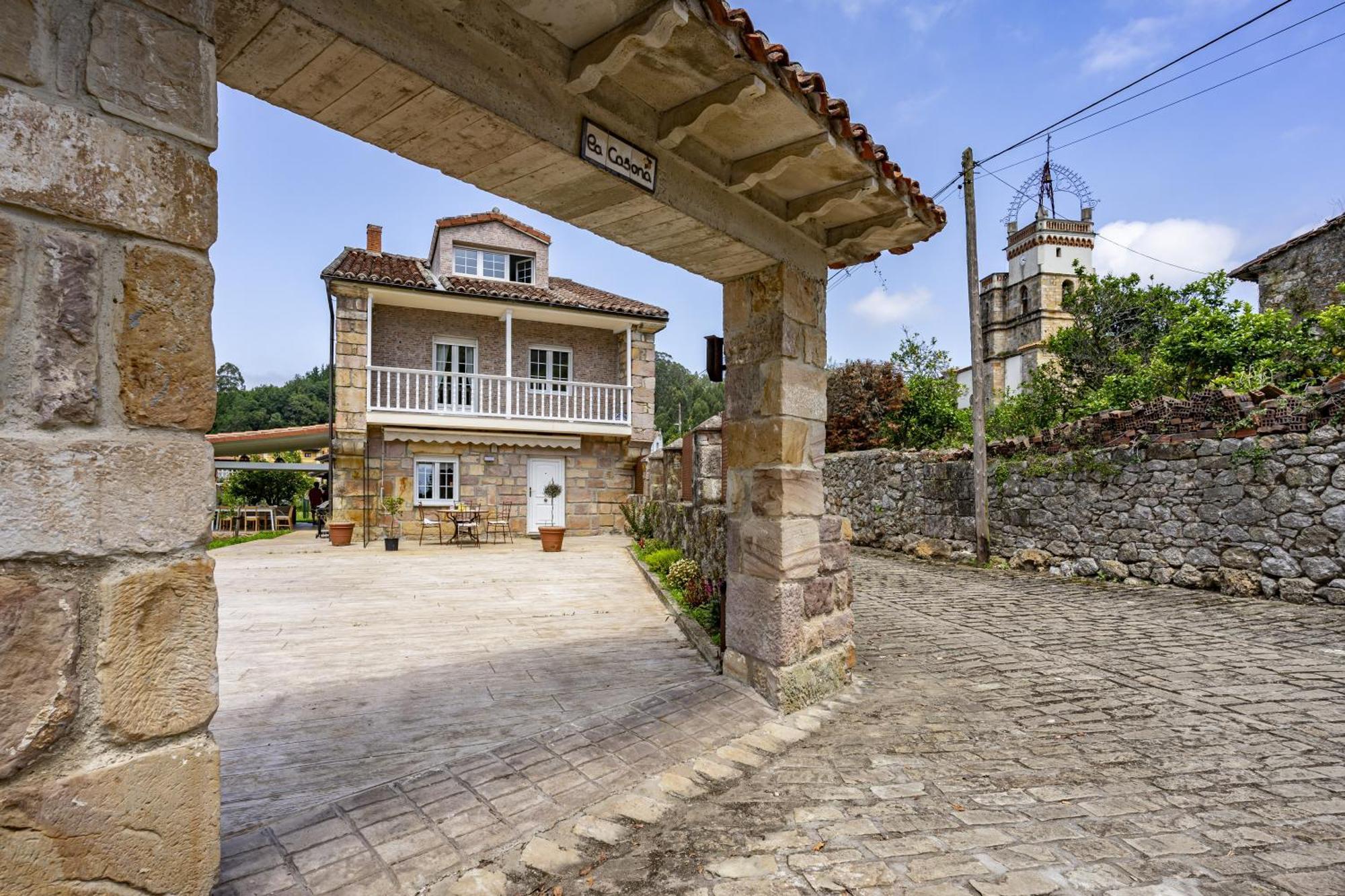 Villa La Casuca Del Musico Novales Esterno foto